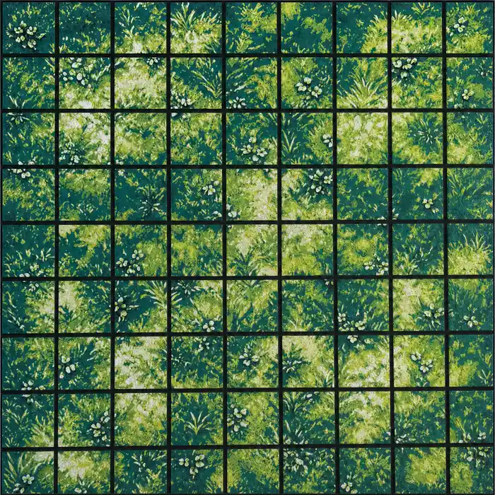 Grass tile STL preview